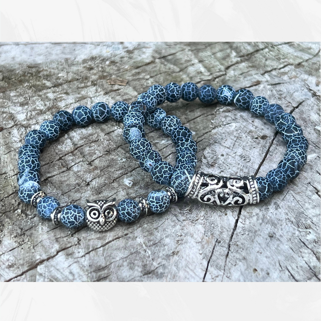 Weathered Agate Calm Energy Crystal Bracelet