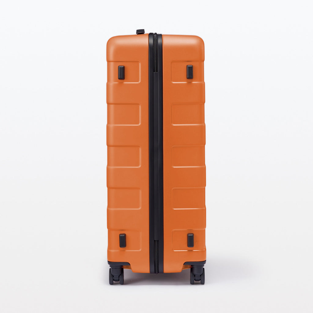 Adjustable Handle Hard Shell Suitcase 105L - Smoky Orange | Check-In