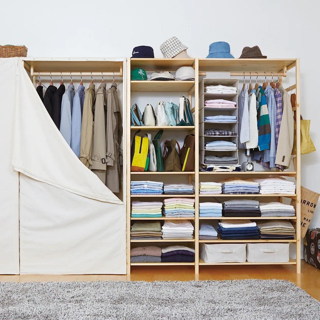 Pine Shelf Unit - Wide - Large