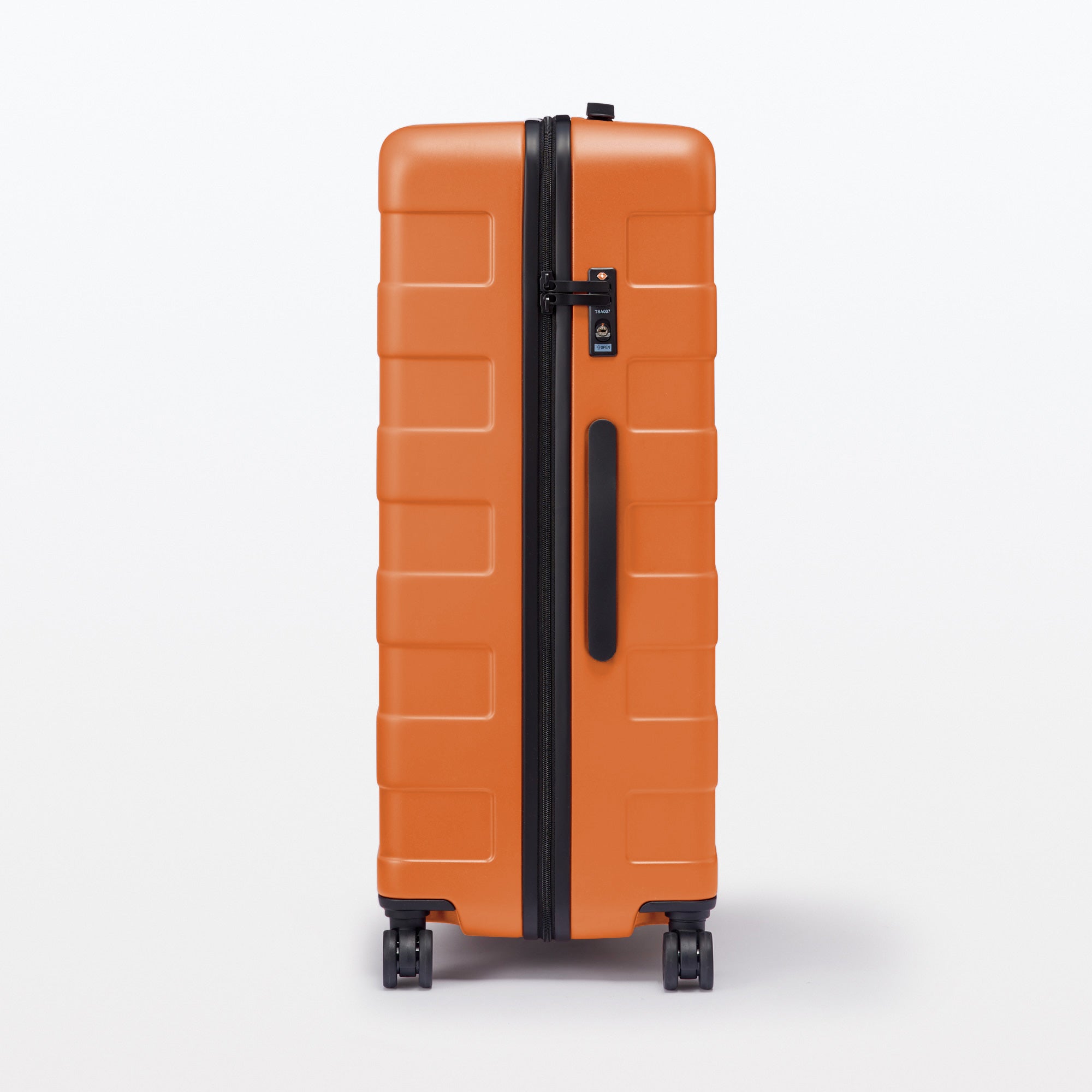 Adjustable Handle Hard Shell Suitcase 105L - Smoky Orange | Check-In