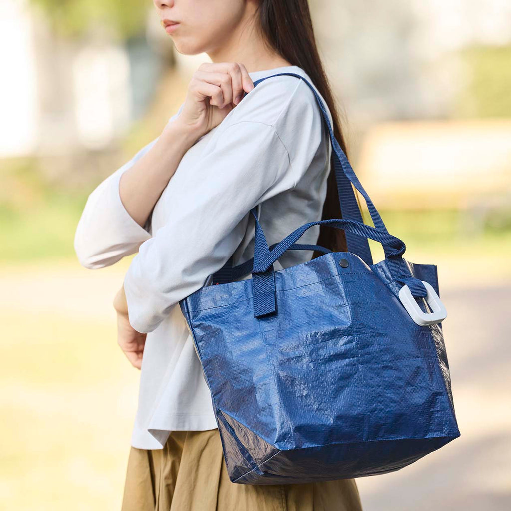 Polypropylene Sheet Mini Tote - Navy