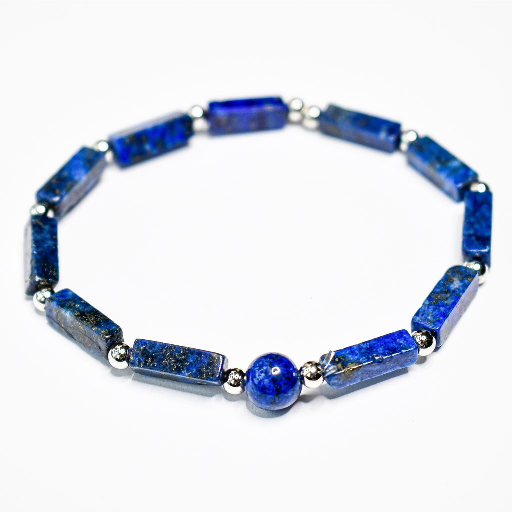 Quiet The Mind With Lapis Bracelet