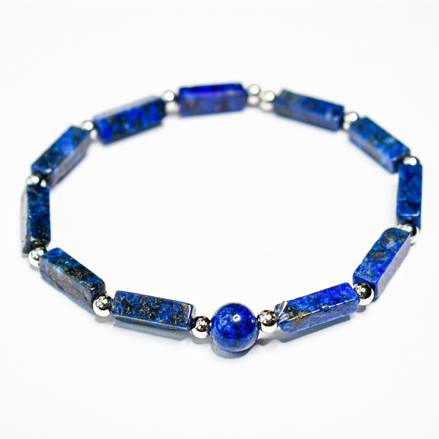 Quiet The Mind With Lapis Bracelet