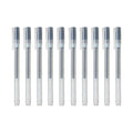 Gel Ink Ballpoint Cap Pen 10 Piece Set