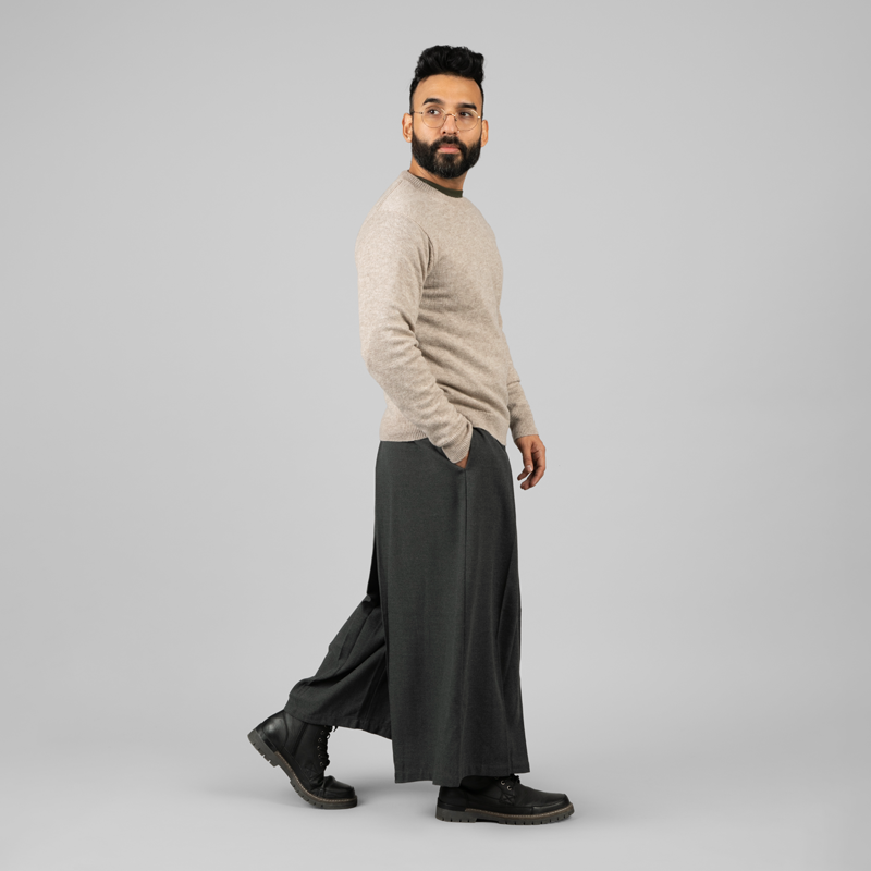 Brushed Hakama Pants