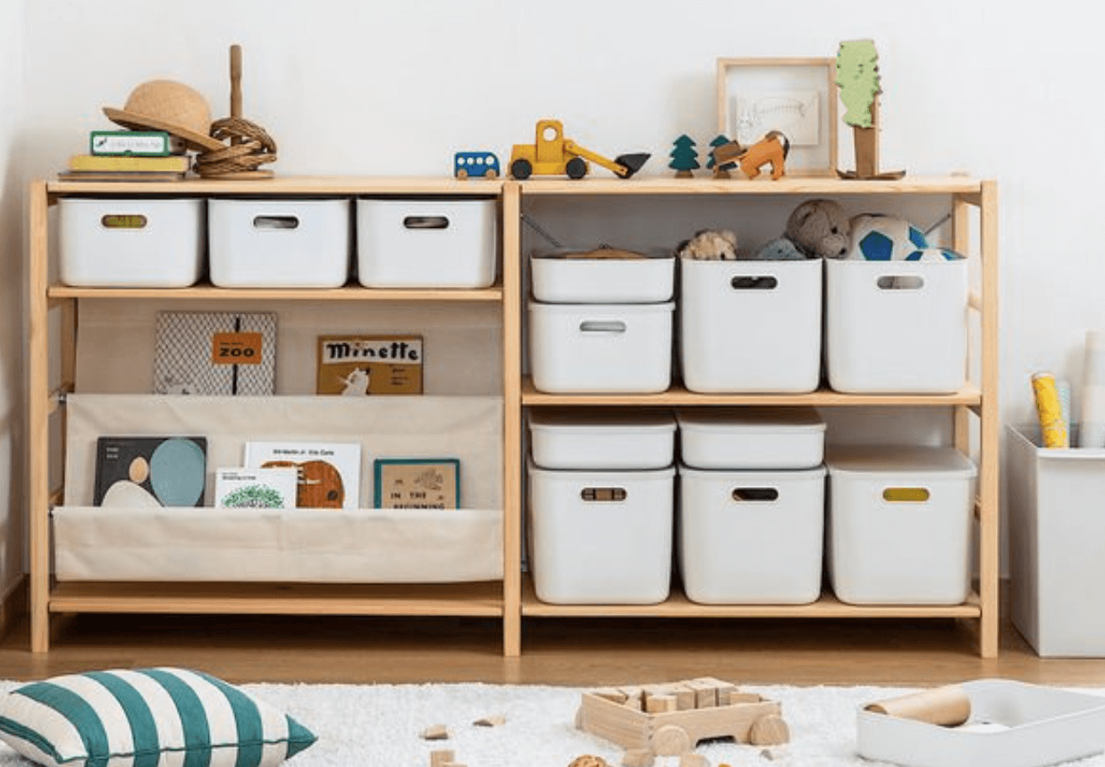 Pine Shelf Unit - Wide - Small