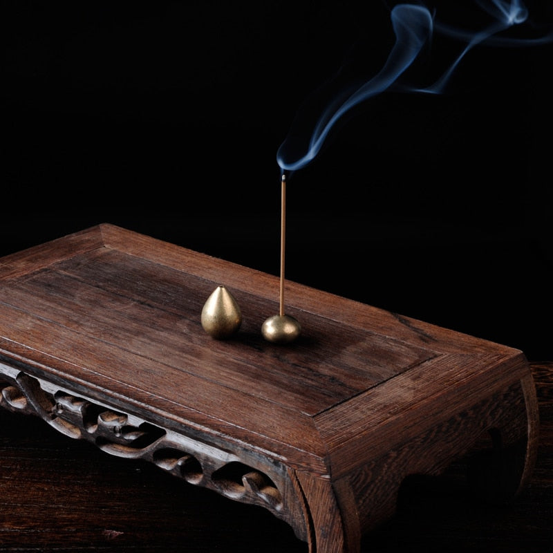 Copper Geometric Incense Holder - 4 Shapes