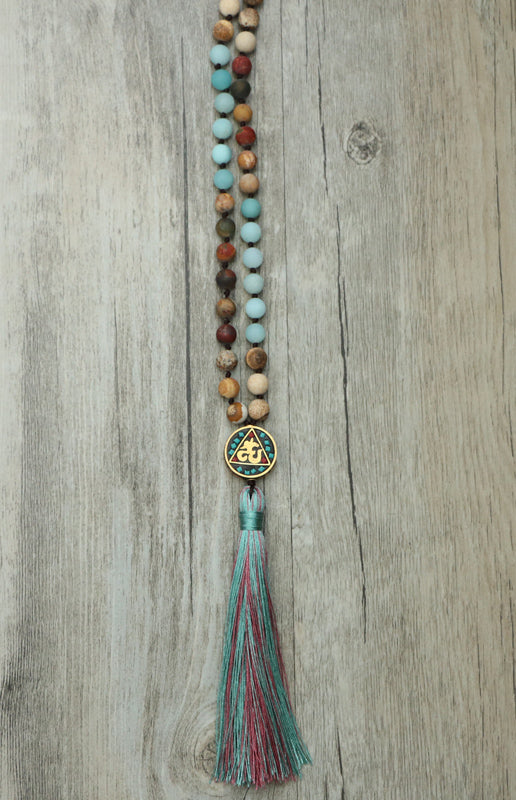 Triple Stone Mindfulness Buddhist Mala