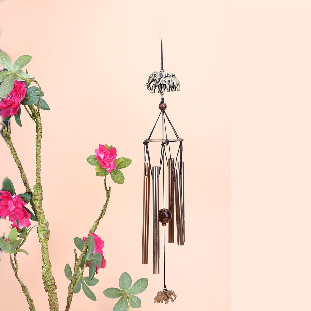 Antique Amazing Grace Deep Resonant 6 Tube Windchime