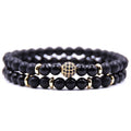 Onyx Disco Ball Bracelets - Blocking Negativity and Patience