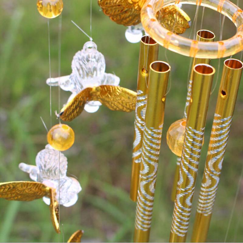 Copper Wind Chimes - Angel Cupid