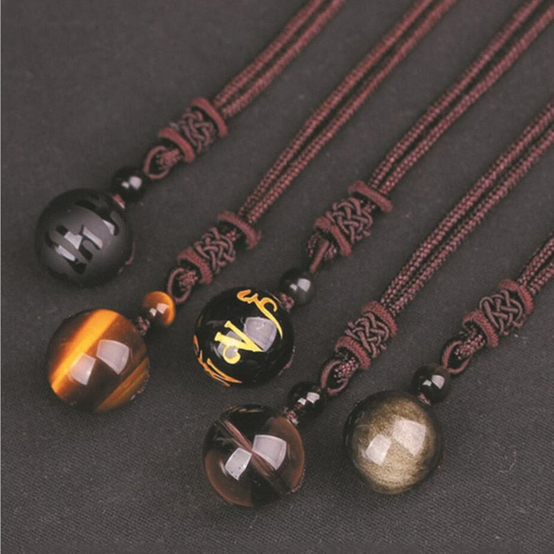 Sacred Bead Pendant Necklace