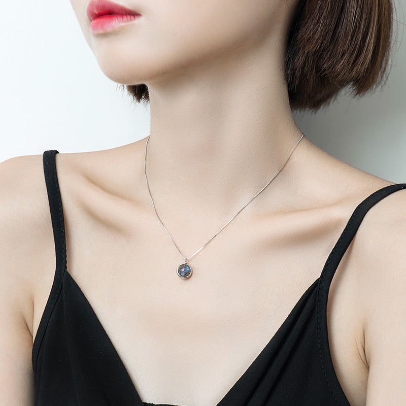 Therapist Labradorite S925 Pendant Necklace