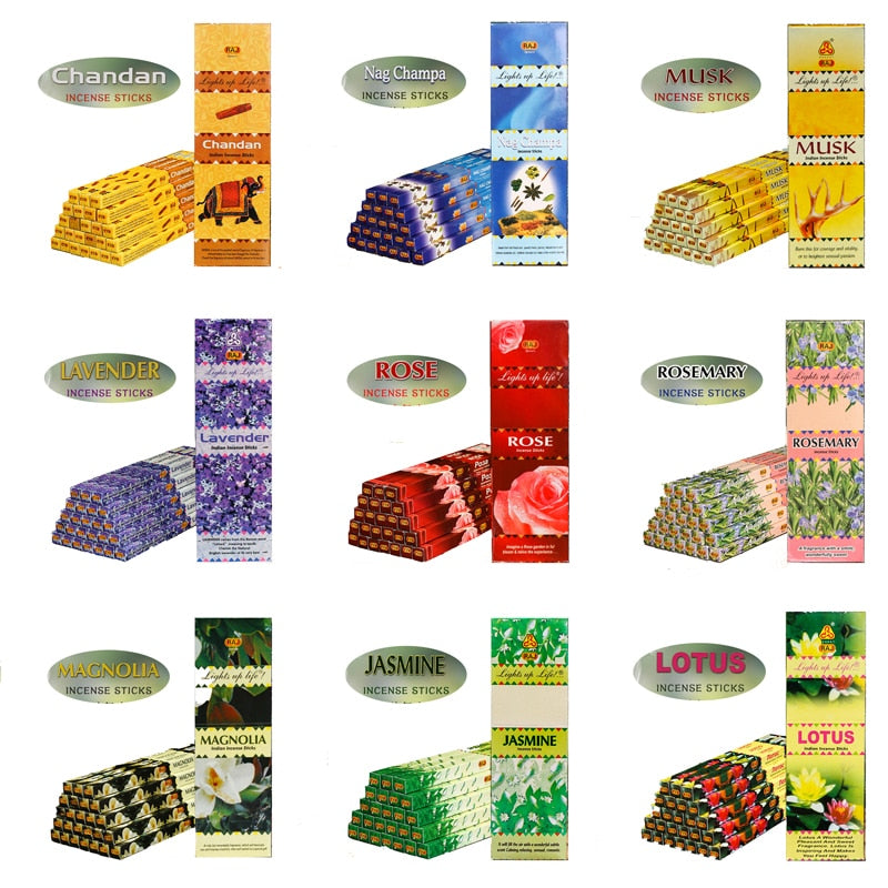 India Handmade Incense Sticks - 29 Flavors