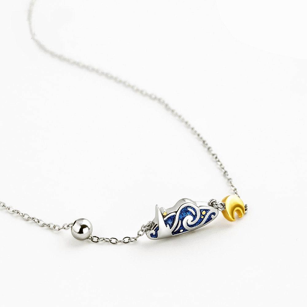 STARRY NIGHT VAN GOGH'S ENAMEL NECKLACE