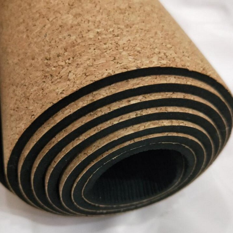 Cork Rubber Exercise Yoga Mat