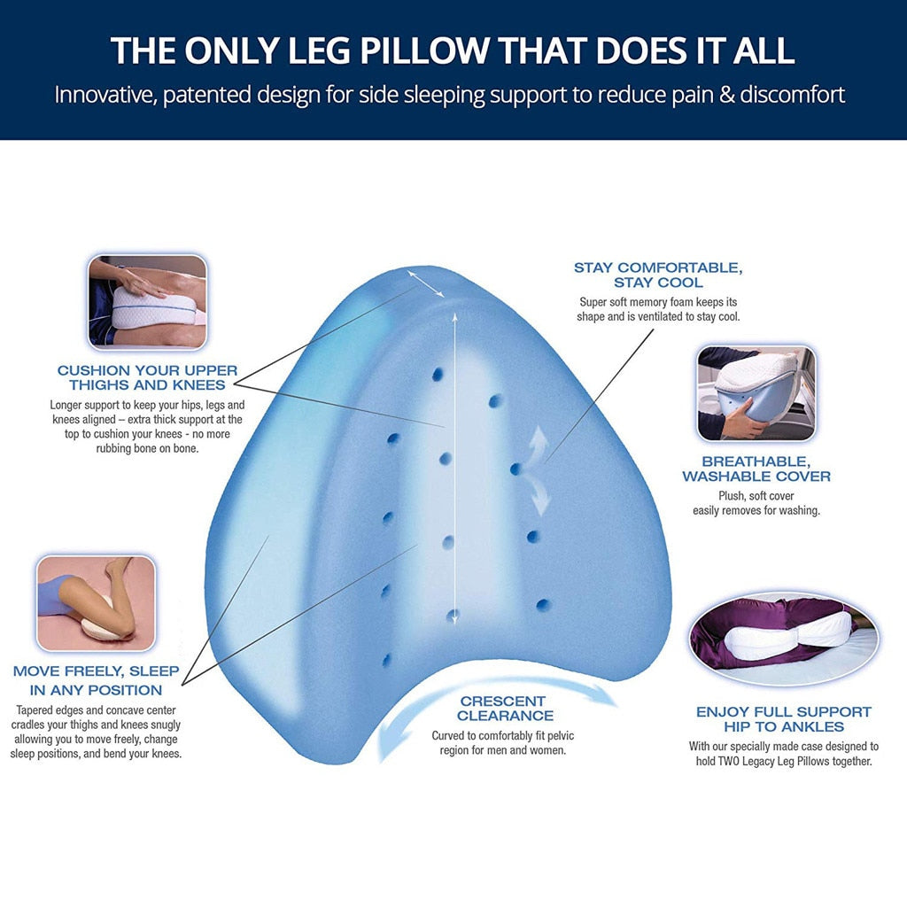 Cloudy™ Leg Pillow (White)