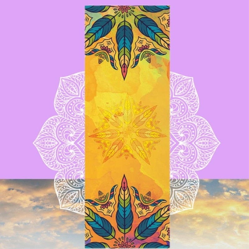 Collapsible Yoga Mat Towel