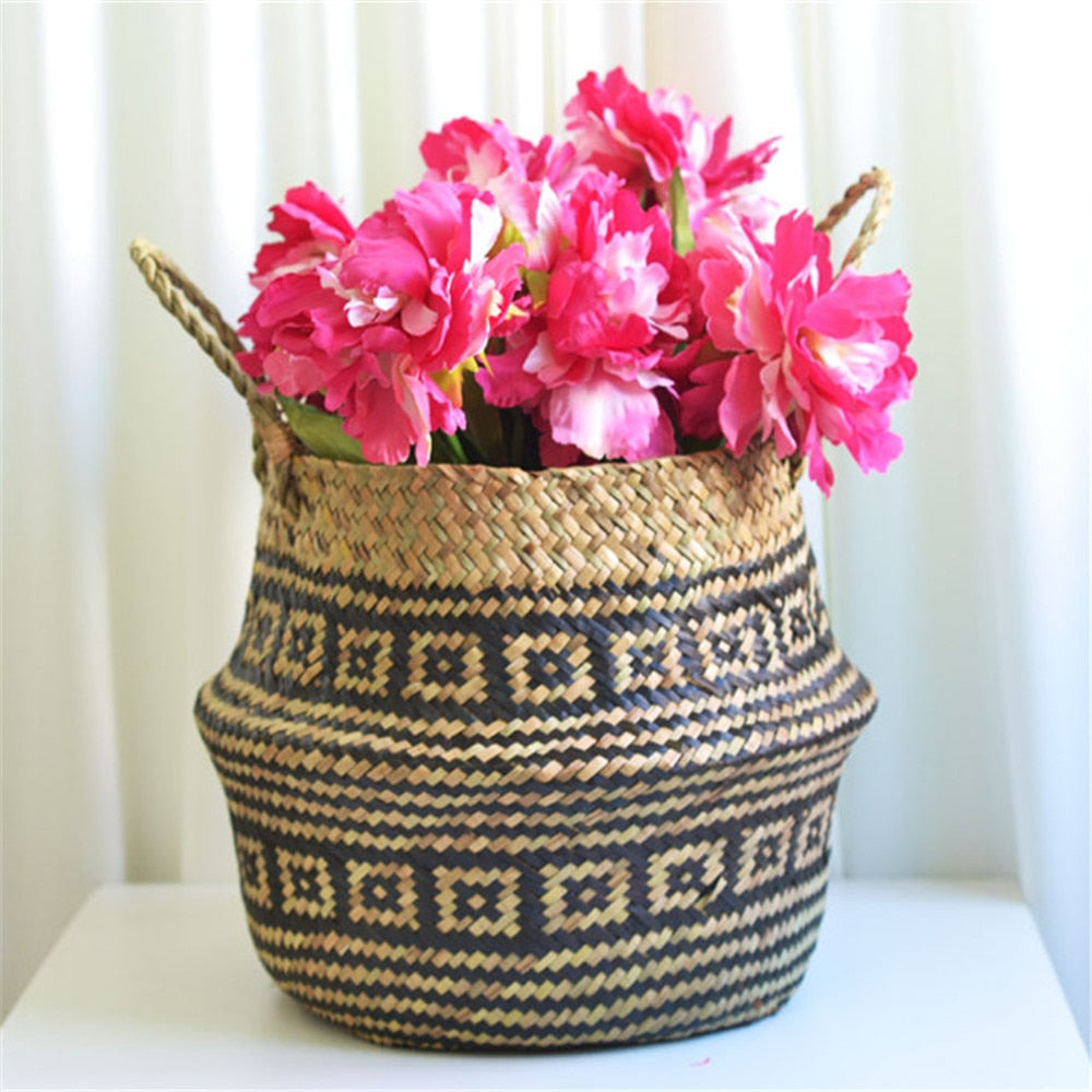 Pure hand-woven wicker Basket - New 2024 collection