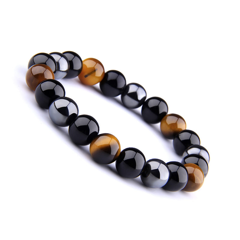 Triple Protection Natural Stone Bracelet