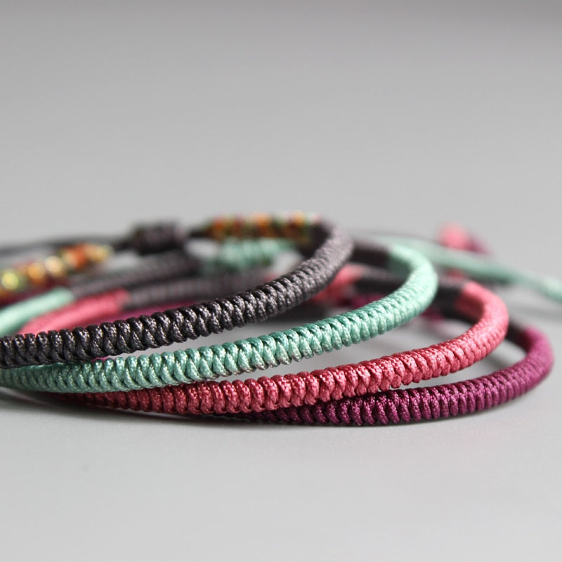 Multi Colors Buddhist Bracelets - Happiness