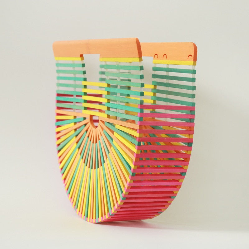 Mixed color BAMBOO MOON BAG