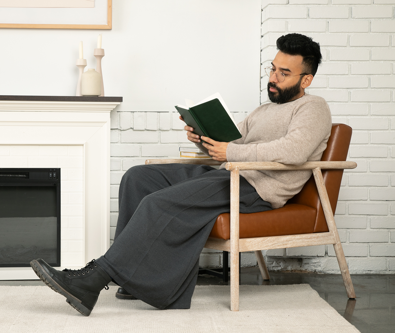 Brushed Hakama Pants