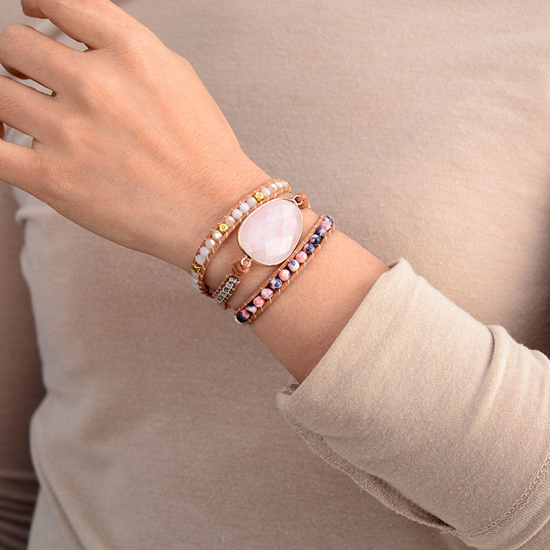 Worry Free Triple-Layer Bracelet