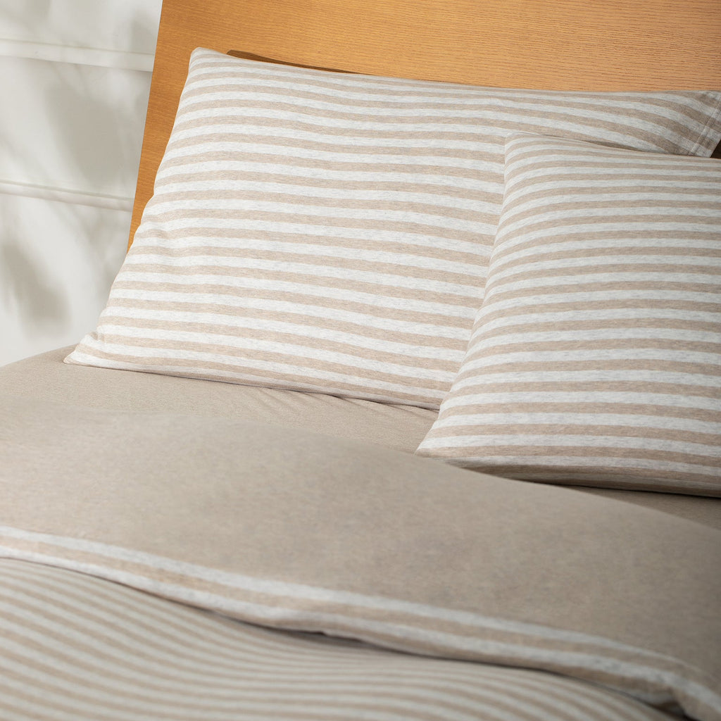Cotton Jersey 4 Piece Bedding Set - Double