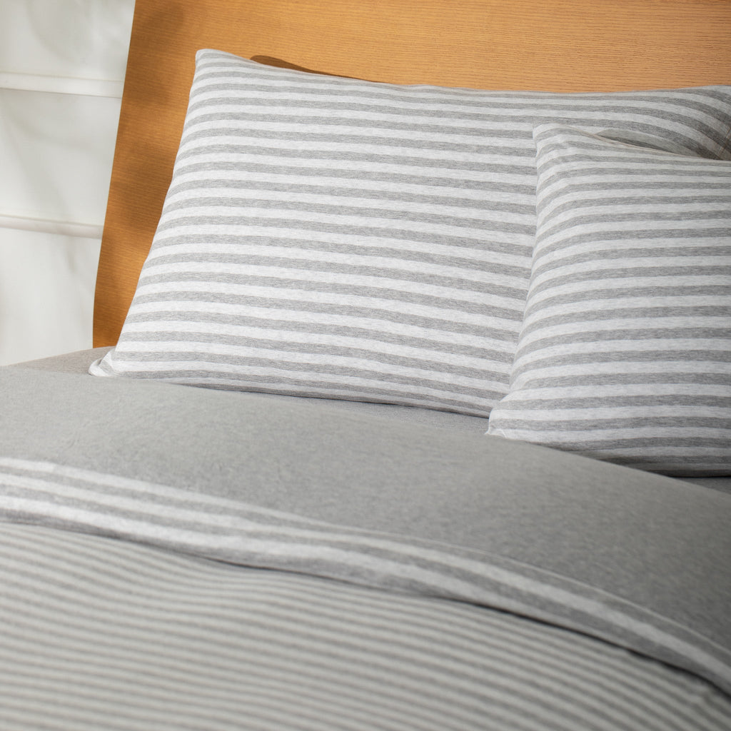 Cotton Jersey 4 Piece Bedding Set - Double
