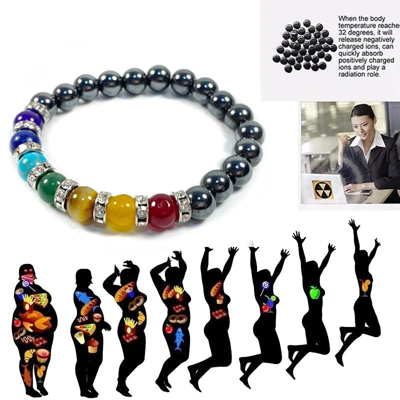 The Weight Loss Icon Bracelet With Magnetic Hematite