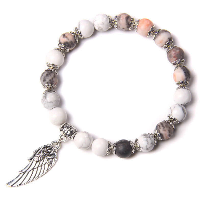 Jasper And White Turquoise Energy Renewal Bracelet
