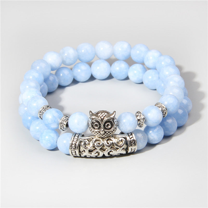 Blue Jade Soft Energy Bracelet