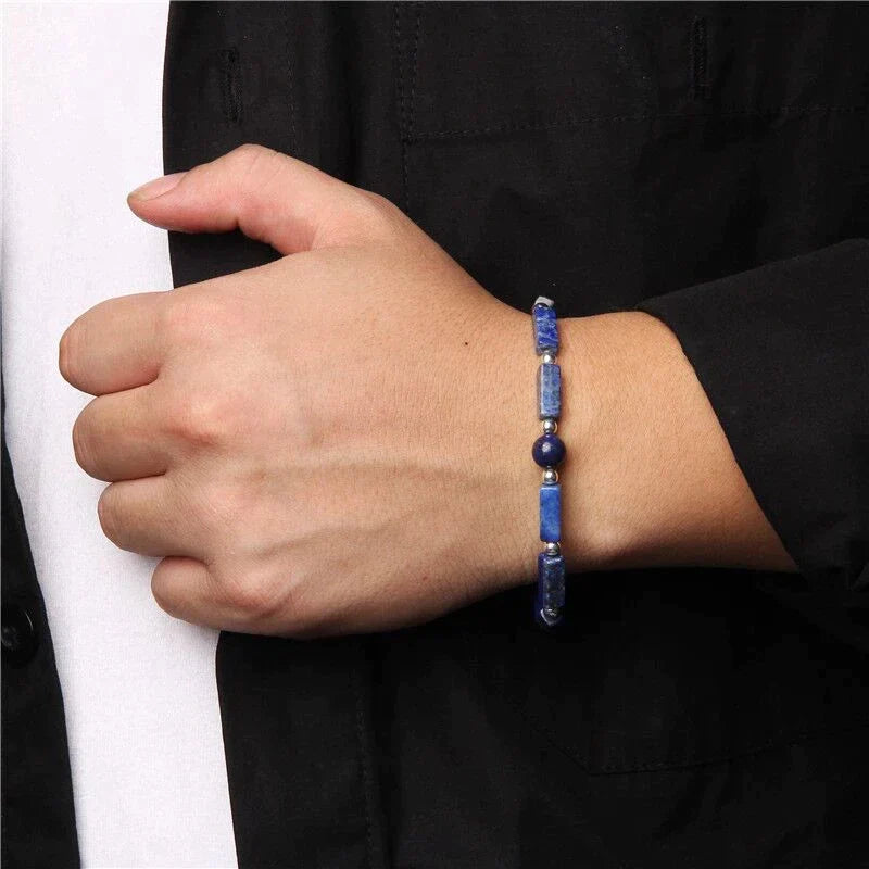 Quiet The Mind With Lapis Bracelet