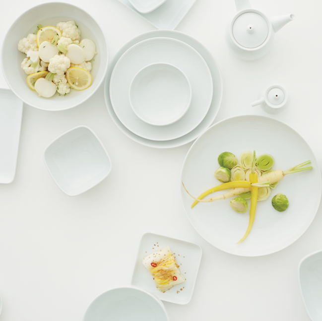 White Porcelain Dish
