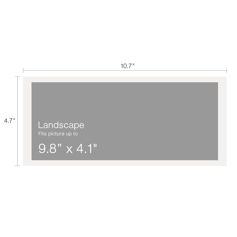Magnetic Acrylic Photo Frame - Landscape