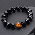 Obsidian Bravery and Protection Bracelet