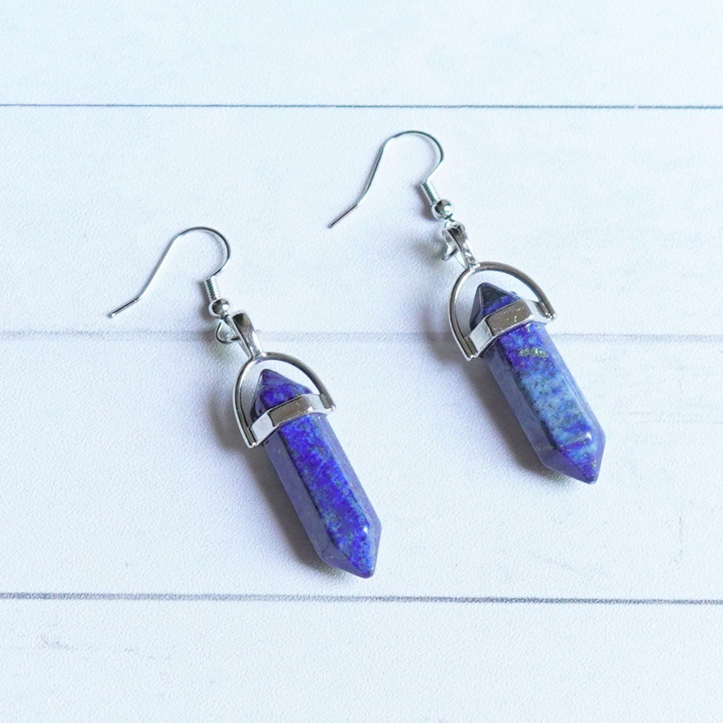A Calm Head Lapis Lazuli Earrings