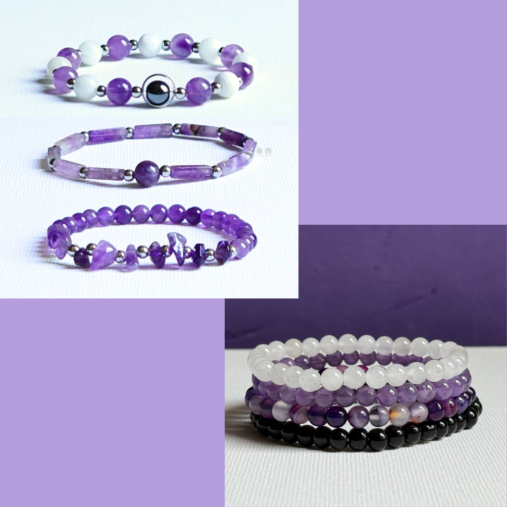 Stress Relief Bracelet Pack + Anxiety & Depression Bracelet Pack (7 Bracelets)