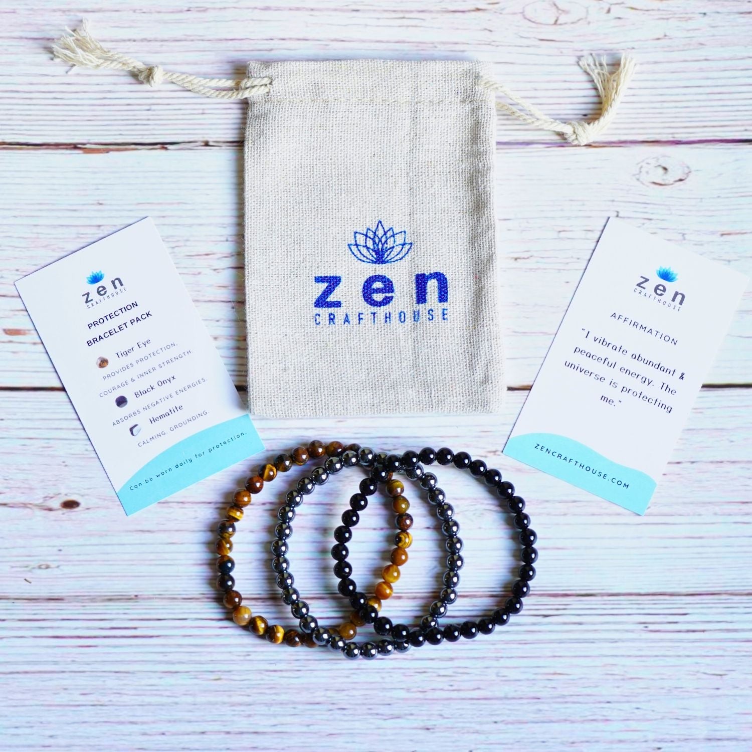 PROTECTION FROM NEGATIVE ENERGIES & EMF BRACELET PACK