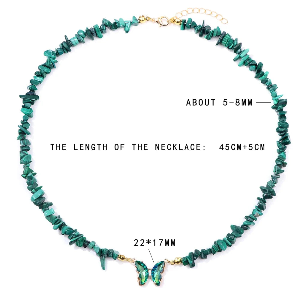 Malachite Pain Relief and Vertigo Support Necklaces