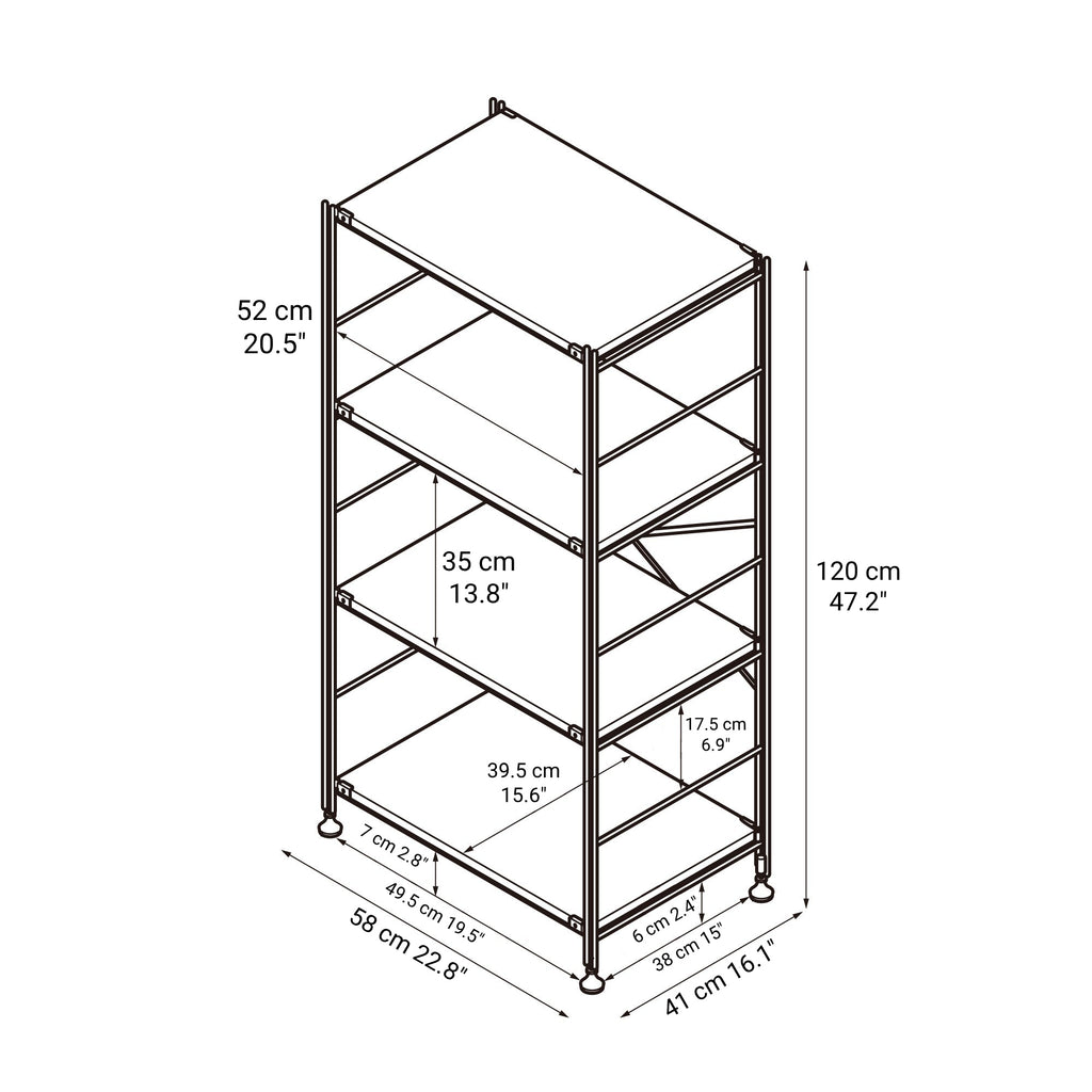 SUS Shelving Unit - Light Gray - Regular - Medium