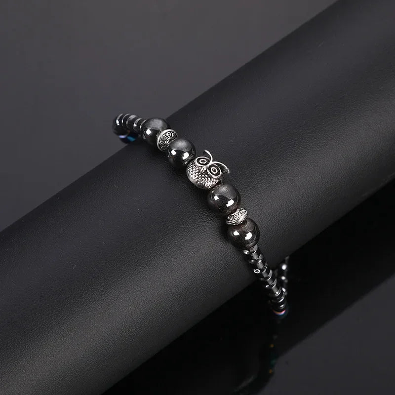 Health Magnetic Pain Relief Hematite Anklet