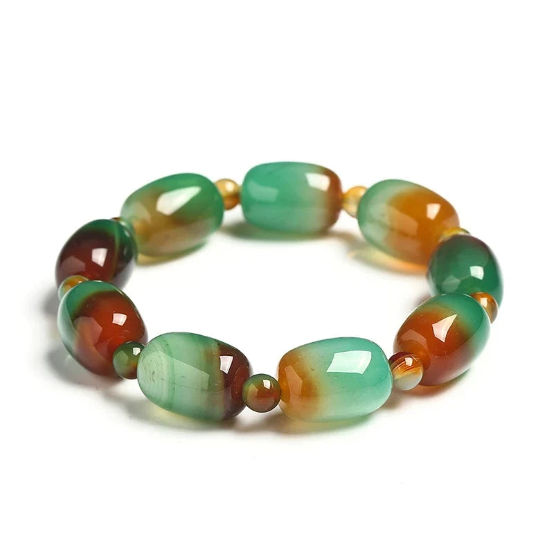 Peacock Agate Uplifting Sadness Bracelet