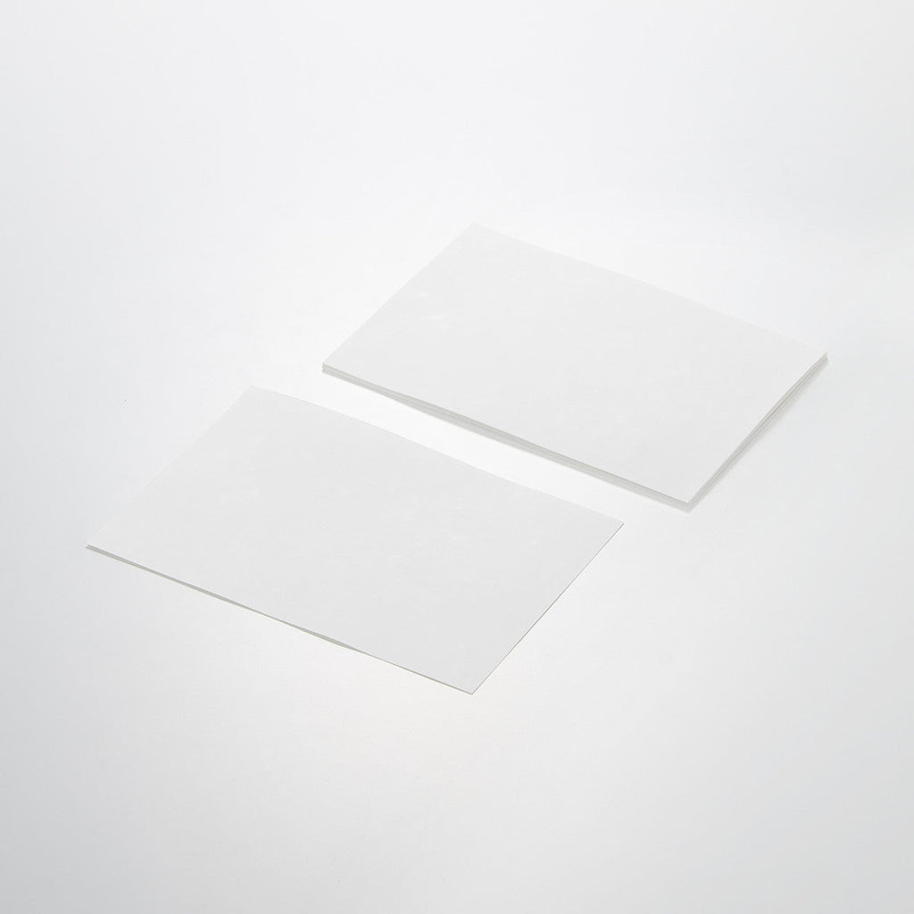 Bamboo Paper Message Card White - Large