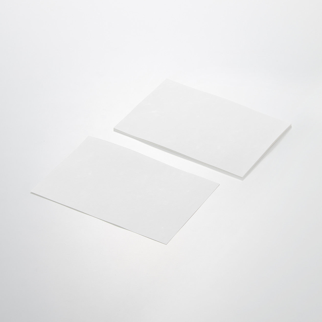Bamboo Paper Message Card White - Large