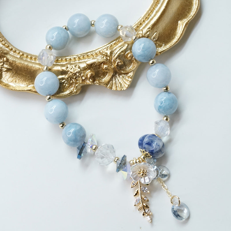 Blue Jade Fountain Of Youth Bracelet