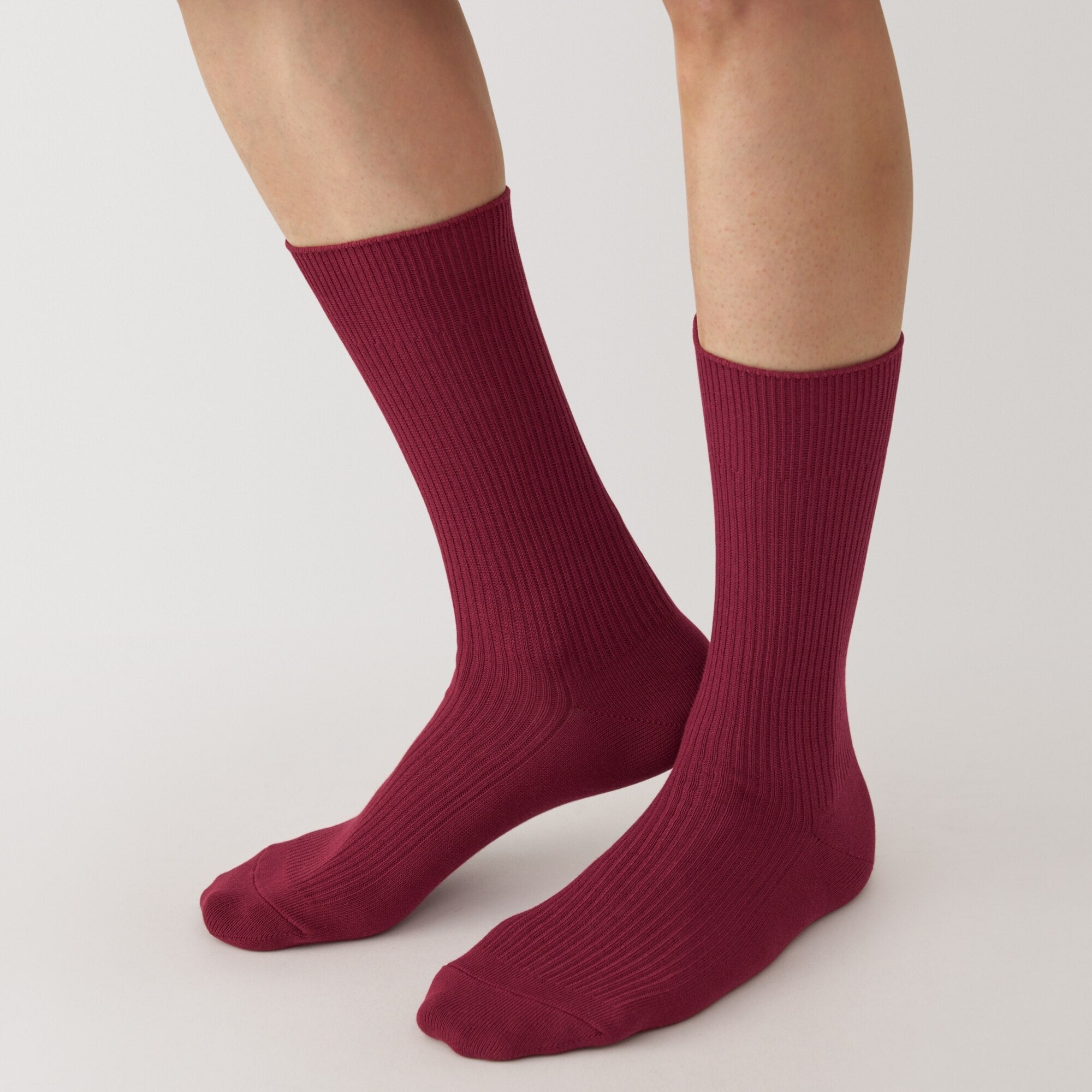 Right Angle Ribbed Socks