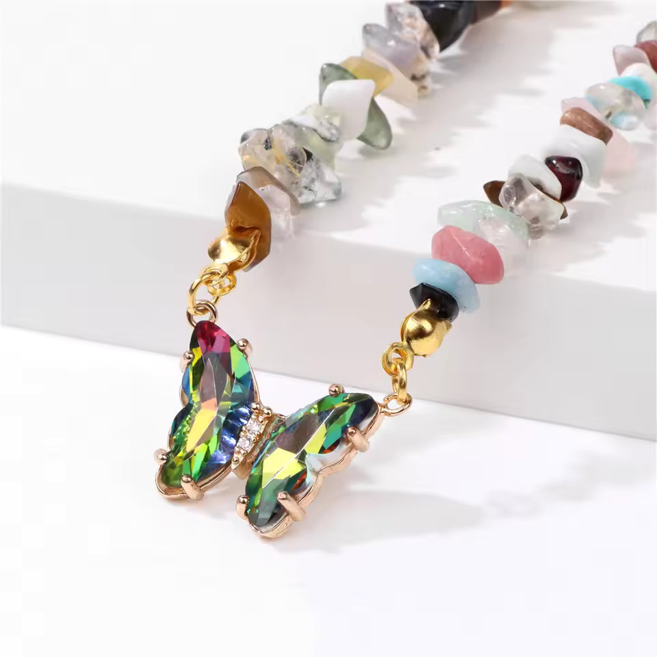 Energy & Harmony Mixed Natural Crystal Necklace