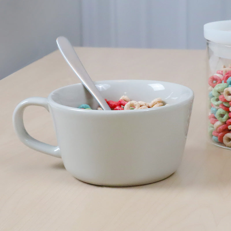 Stoneware Cereal Mug Cup - Gray Beige